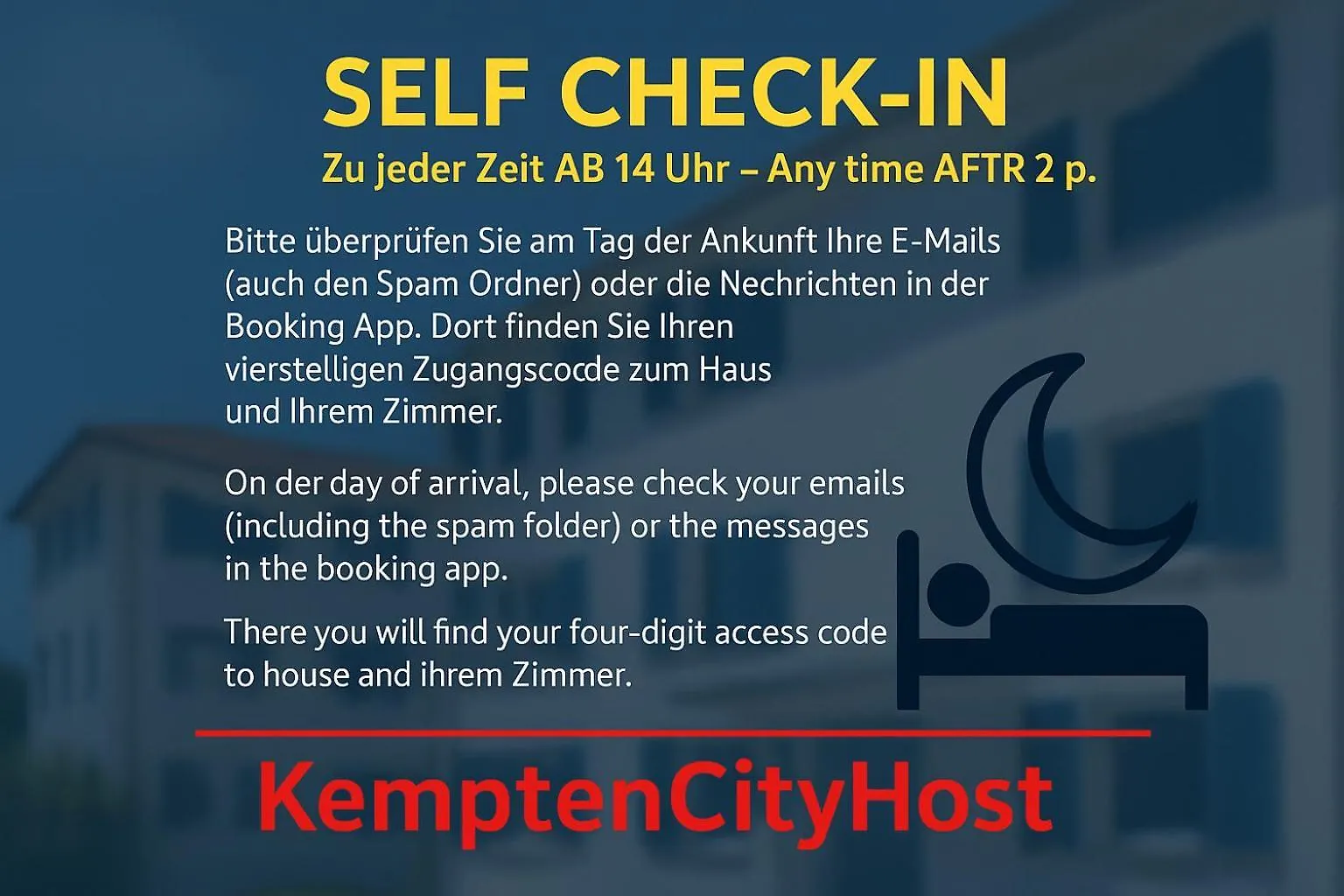 Unterkunft Kemptencityhost בית אירוח קמפטן